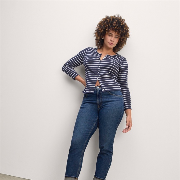 Everlane Women's Super-Soft Relaxed Jean in Whisper Blue, Size 27 - Picture 4 of 4